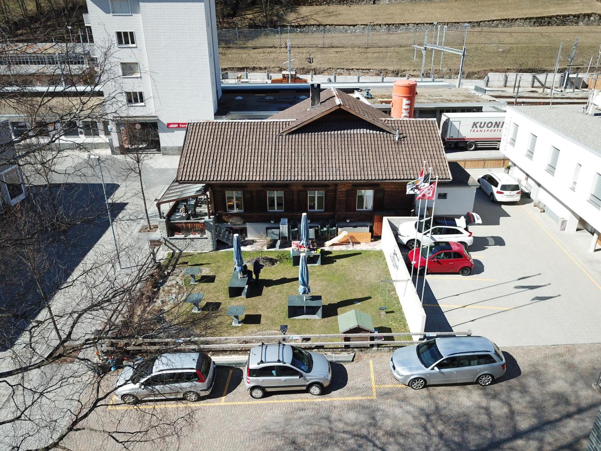 Ristorante Pensione Chalet Stazione Poschiavo Eksteriør billede